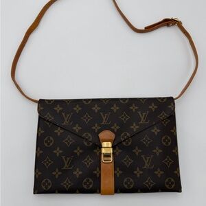 Louis Vuitton Brown Monogram Messenger Bag